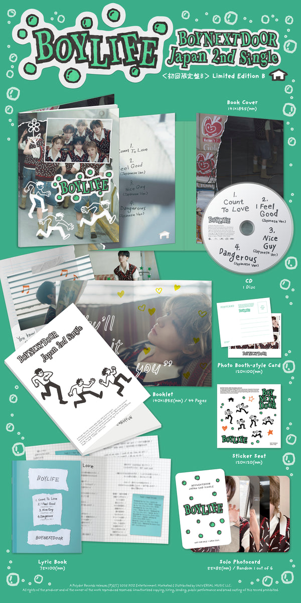 BOYNEXTDOOR 福岡 会場限定 入場特典 セット6枚 楽天市場】BOYNEXTDOOR - 19.99 / 3RD EP ALBUM (Clink ver.) 6