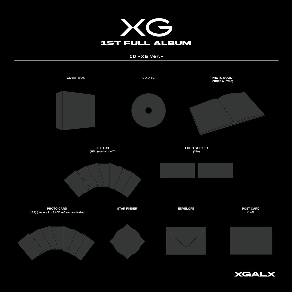 送料無料 【特典付】 XG 1st Full Album タイトル未定 【 初回盤