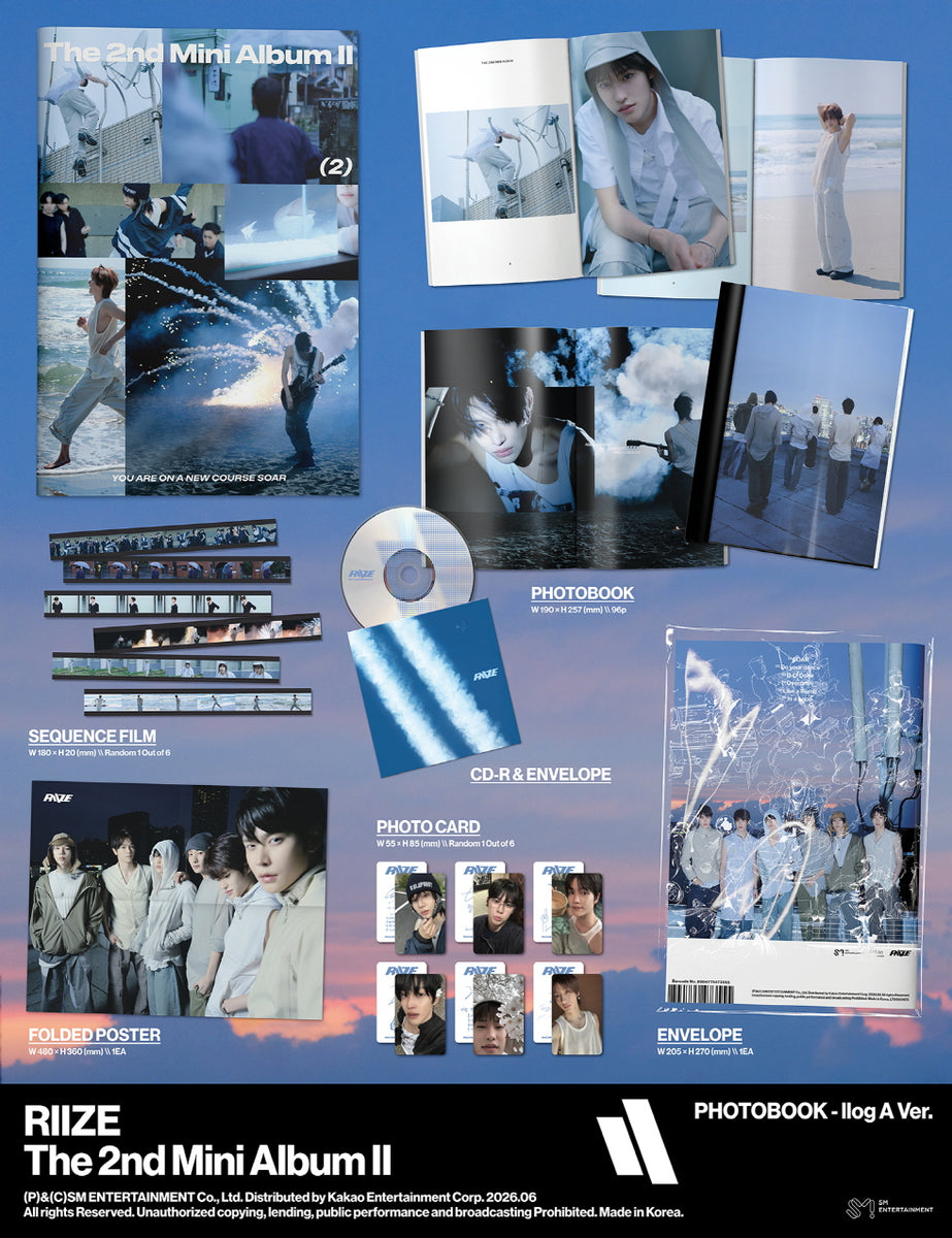 Photobook Ver.【早期購入特典あり】 RIIZE II 2nd ミニアルバム