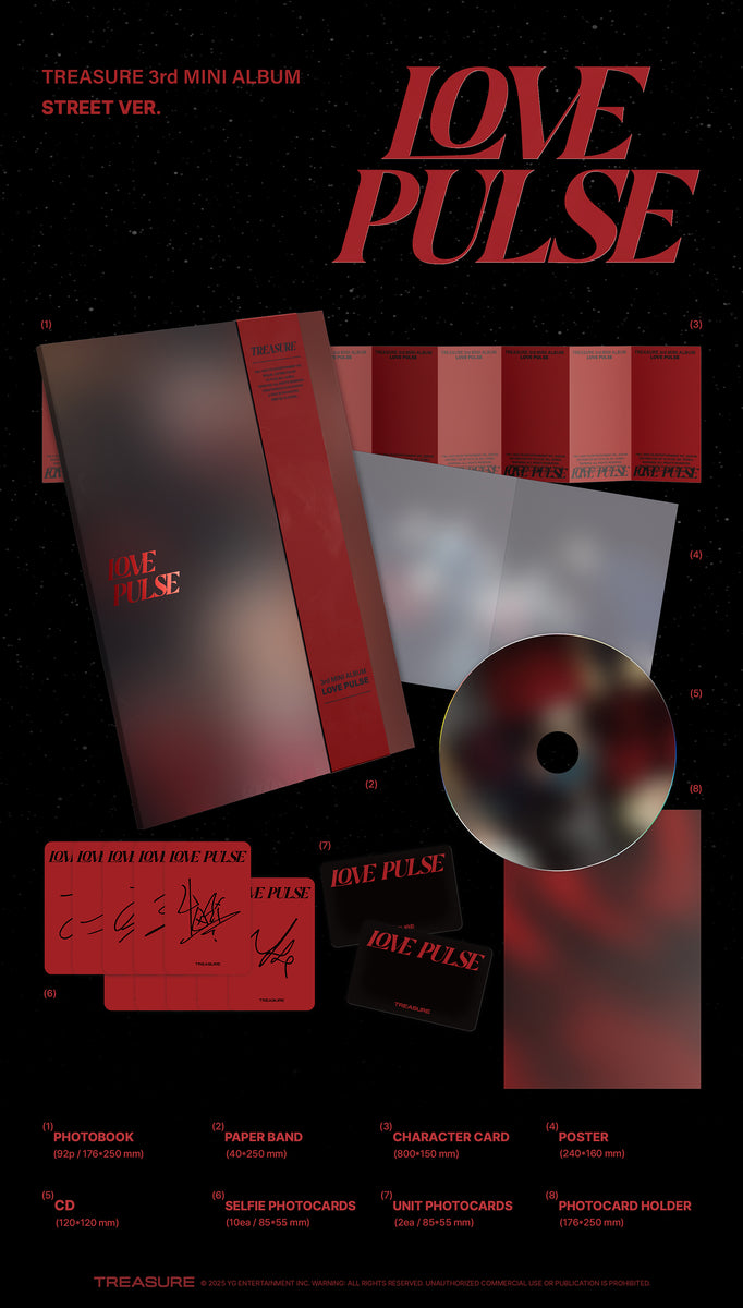 treasure ソウルコン リミテッド ジャケット L 早期購入特典あり】 TREASURE 3rd MINI ALBUM [ LOVE PULSE