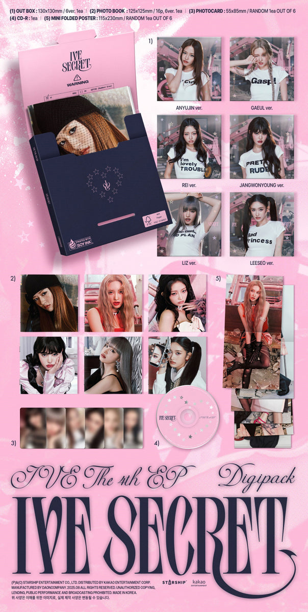 IVE Secret 10セット　40枚 r70822IVESECRET_Digipackver_12
