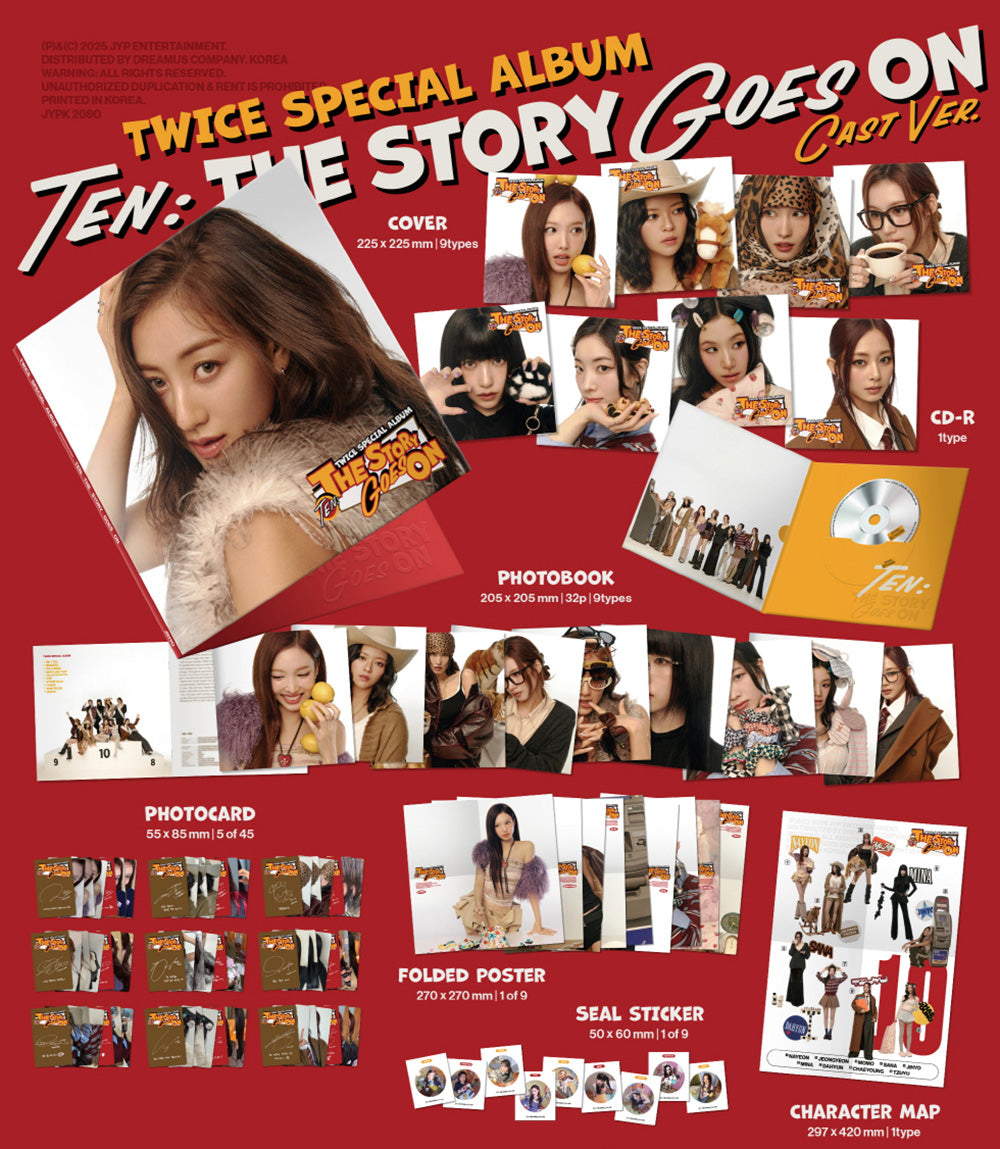 Cast Ver.【早期購入特典あり】 TWICE TEN: The Story Goes On