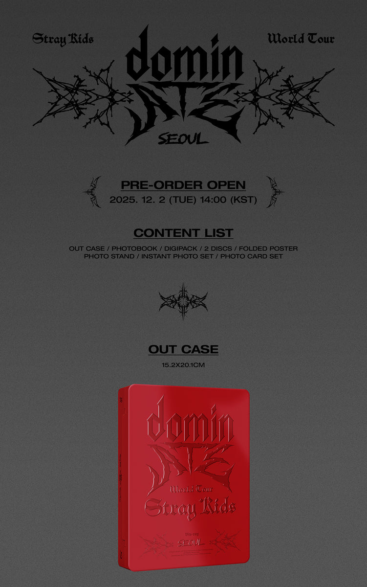 【匿名発送】straykids dominATE Blu-ray 特典 コンプ Blu-ray 【早期購入特典あり】 Stray Kids World Tour dominATE SEOUL
