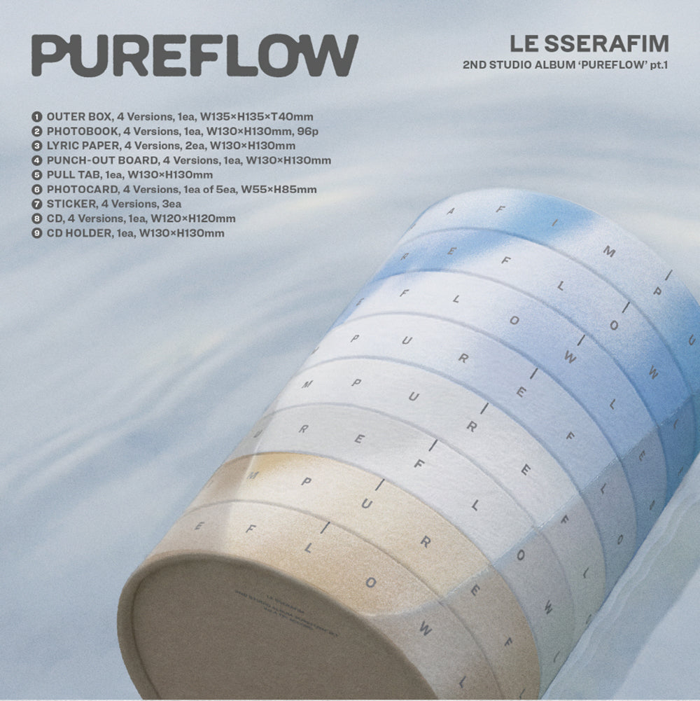 早期購入特典あり】 LE SSERAFIM 2nd Studio Album PUREFLOW pt.1