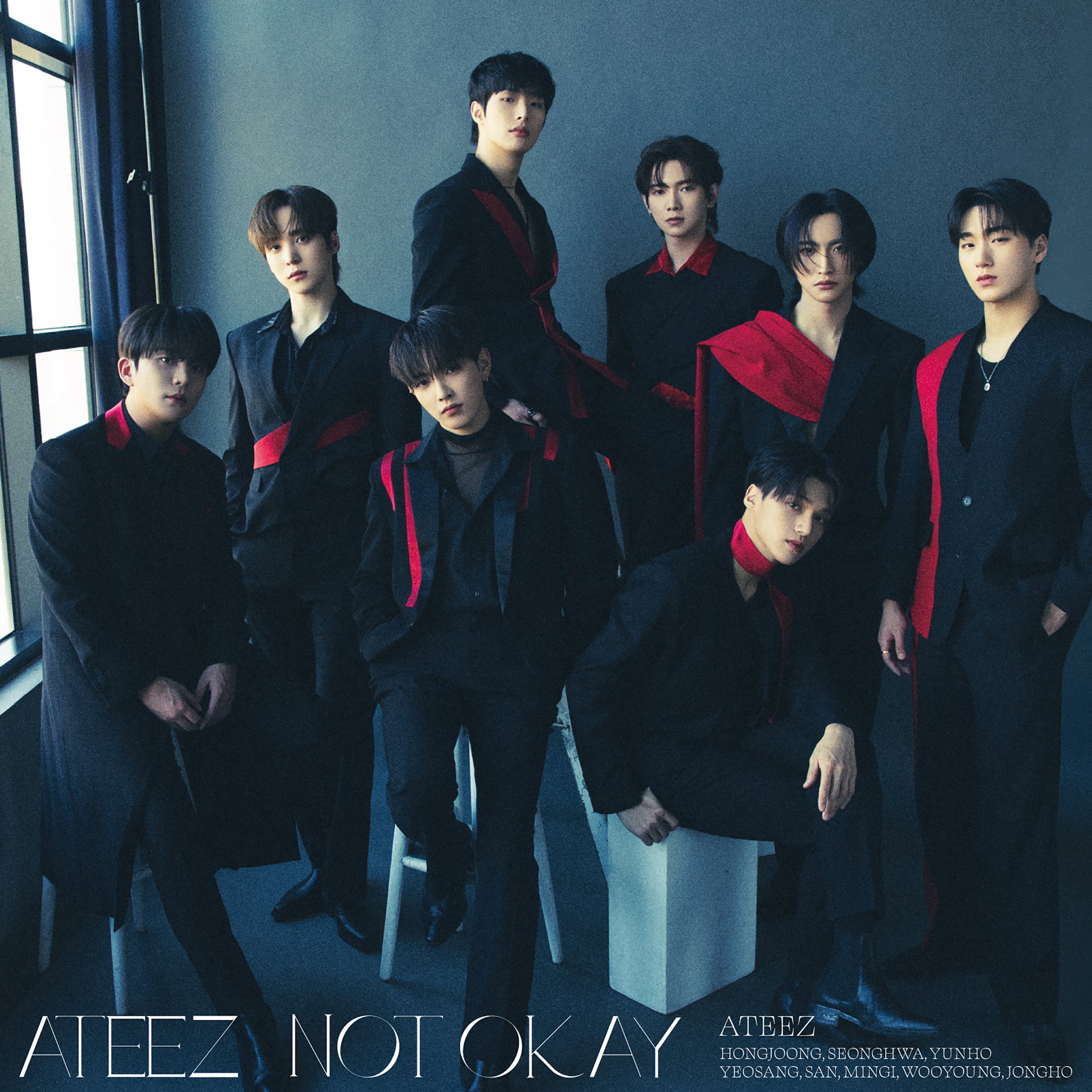 【B2サイズ告知ポスター(丸めて同梱)付】 ATEEZ NOT OKAY 【 初回フラッシュプライス盤 】(CD)