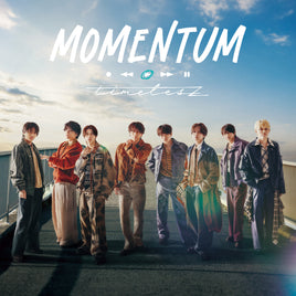 【必ず特典付】 timelesz MOMENTUM 【 通常盤 】(2CD)【特典:分けて使える！MOMENTUMソロクリアカードシート】(シリアルコード入りプレイリストカード封入)