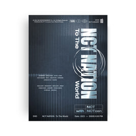 送料無料 DVD【汎用特典 内容未定付】 2023 NCT CONCERT - NCT NATION：To The World in INCHEON (3DVD)
