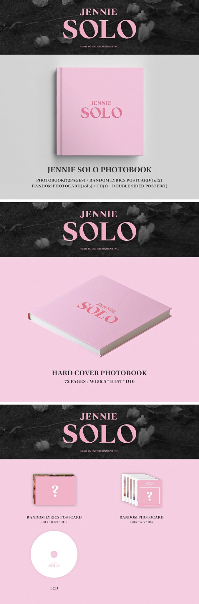 BLACKPINK JENNIE SOLO photo book CD 特典 - K-POP/アジア