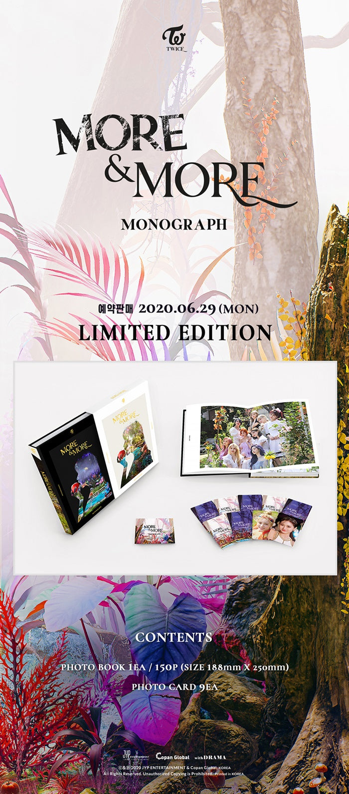 【アウトレット】 TWICE MONOGRAPH MORE & MORE 写真集 ( 韓国盤 )