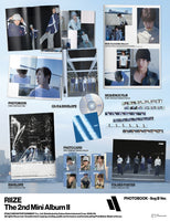 Photobook Ver.【早期購入特典あり】 RIIZE II 2nd ミニアルバム ジャケットランダム ( 韓国盤 )(韓メディアSHOP限定特典付)