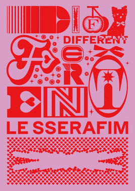 【特典付】 LE SSERAFIM DIFFERENT 【 初回限定 NOSTALGIC YLANG盤 】(CD)【特典:ポストカード】(初回生産分 シリアルナンバー封入)
