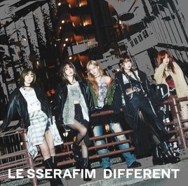 【特典付】 LE SSERAFIM DIFFERENT 【 通常盤(初回プレス) 】(CD)【特典:ポストカード】(初回生産分 シリアルナンバー封入)