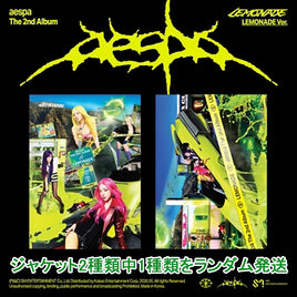 LEMONADE Ver.【早期購入特典あり】 aespa LEMONADE 2nd フルアルバム ジャケットランダム ( 韓国盤 )(韓メディアSHOP限定特典付)