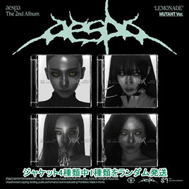 MUTANT Ver.【早期購入特典あり】 aespa LEMONADE 2nd フルアルバム ジャケットランダム ( 韓国盤 )(韓メディアSHOP限定特典付)