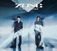 送料無料 【特典付】 東方神起 ZONE 【 初回生産限定 】JACKET(A)(2CD+DVD(スマプラ対応))【特典ZONEビジュアルクリアカード(全3種ランダム)】