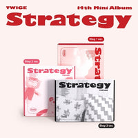 送料無料 【早期購入特典あり】 TWICE STRATEGY 14th ミニアルバム (初回ポスター丸めて付)( 韓国盤 )(韓メディアSHOP限定特典付)