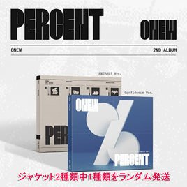 Digipack Ver. 【早期購入特典あり】 SHINee ONEW PERCENT 2nd フルアルバム ジャケットランダム ( 韓国盤 )(韓メディアSHOP限定特典付)