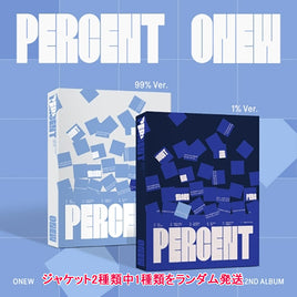 Photobook Ver. 【早期購入特典あり】 SHINee ONEW PERCENT 2nd フルアルバム ジャケットランダム ( 韓国盤 )(韓メディアSHOP限定特典付)