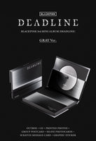 GRAY Ver. 【早期購入特典あり】 BLACKPINK 3rd MINI ALBUM [DEADLINE] ( 韓国盤 )(韓メディアSHOP限定特典付)