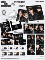 DIGIPACK UNIT VER.【早期購入特典あり】 ATEEZ GOLDEN HOUR: Part.6 15th ミニアルバム ジャケットランダム ( 韓国盤 )(韓メディアSHOP限定特典付)