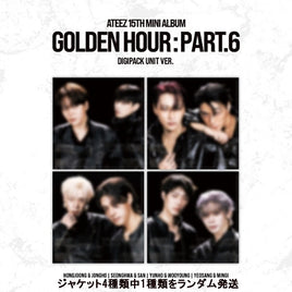 DIGIPACK UNIT VER.【早期購入特典あり】 ATEEZ GOLDEN HOUR: Part.6 15th ミニアルバム ジャケットランダム ( 韓国盤 )(韓メディアSHOP限定特典付)